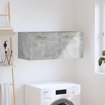 vidaXL Wandschrank Betongrau 80x36,5x35 cm (830064)