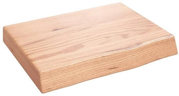 vidaXL Wandregal Hellbraun 40x30x(2-6) cm Massivholz Eiche Behandelt (363628)