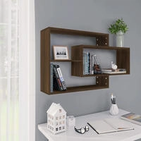 vidaXL Wandregal Braun Eichen-Optik 104x20x58,5 cm Holzwerkstoff