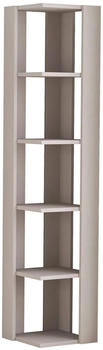 Livetastic Eckregal Beige 5 Fächer 34x161x34 cm
