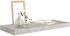 vidaXL Schweberegale 2 Stk. Betongrau 60x23,5x3,8 cm MDF (326598)