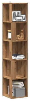 vidaXL Eckregal Artisan-Eiche Holzwerkstoff (856725)