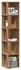 vidaXL Eckregal Artisan-Eiche Holzwerkstoff (856725)