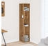 vidaXL Eckregal Artisan-Eiche Holzwerkstoff (856725)