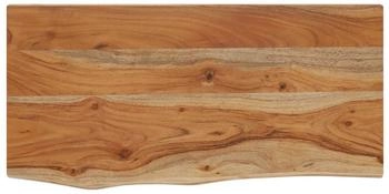 vidaXL Hängeregal mit Baumkante Akazie 40x20x2,5 cm