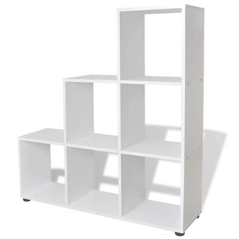 vidaXL Treppenregal Bücherregal 107 cm Weiß (242552)