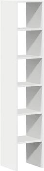 vidaXL B&uuml;cherregale 2 Stk. Stapelbar Wei&szlig; (858804)