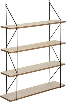 Atmosphera Wandregal aus Metall und MDF Iris Beige (179497)