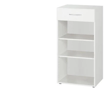 Wimex Multiraumkonzept Regal mit Schublade wei&szlig; (218350)