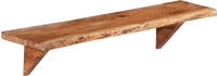 vidaXL Wandregale 2 Stk. 90 x 20 x 18 cm Massivholz Akazie