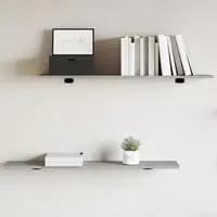vidaXL Wandregale 4 Stk. Grau Sonoma 100x20x1,5 cm Holzwerkstoff