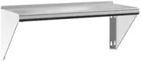 vidaXL Wandregal 75x30x31 cm Silbern Edelstahl