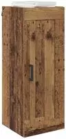 vidaXL Wandschrank Altholz 34,5 x 34 x 90 cm Holzwerkstoff