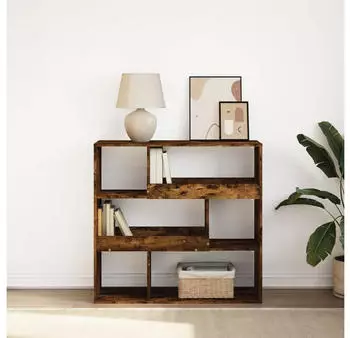 vidaXL B&uuml;cherregal / Raumteiler Rauchige Eiche 100x33x94.5cm (854440)