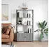 vidaXL Bücherregal Holzwerkstoff Grau Sonoma 80x30x155,5cm (868440)