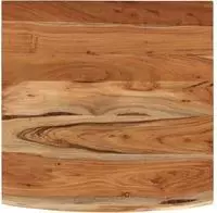 vidaXL Wandregal 40x40x2,5 cm Quadratisch Massivholz Akazie Baumkante