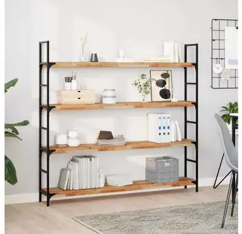 vidaXL Schweberegal 160x20x4cm Massivholz Akazie &ouml;lbehandelt (3279599)