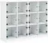 vidaXL Bücherregal mit Türen Weiß 136x37x109cm Holzwerkstoff (3206510)