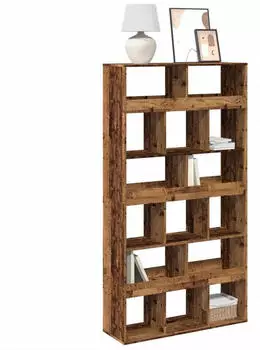 vidaXL B&uuml;cherregal Altholz-Optik 100x33x187,5cm Holzwerkstoff (3309382)