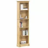 vidaXL B&uuml;cherregal Corona 46x20x170 cm Massivholz Kiefer