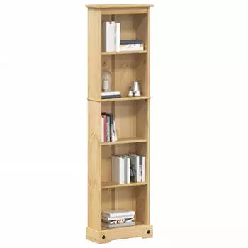 vidaXL Corona B&uuml;cherregal Massivholz Kiefer 46x20x170cm