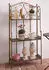Home Affaire Standregal Gold, Metall, 60x126,9x28cm (39903401-0)