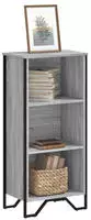 vidaXL B&uuml;cherregal Grau Sonoma 50x31x106 cm Holzwerkstoff