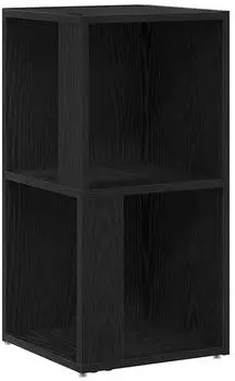 vidaXL Eckregal Schwarze Eiche 33x33x67cm Holzwerkstoff (862690)