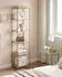 Vasagle Luis X Standregal 6 Ablagen, Temperglas, Gold (40x30x177,3cm)
