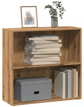 vidaXL B&uuml;cherregal Artisan Eiche Holzwerkstoff 80x30x77cm