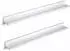 Songmics Schweberegal 2er Set 80cm, weiß (LWS080W01)
