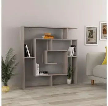 Livetastic Labirent B&uuml;cherregal Holzwerkstoff Mokka 125x129x22cm (000074010003)