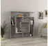 Livetastic Labirent Bücherregal Holzwerkstoff Mokka 125x129x22cm (000074010003)