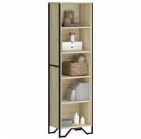 vidaXL B&uuml;cherregal Sonoma-Eiche 50x31x169 cm Holzwerkstoff