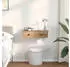 vidaXL Wandregal mit Schubladen Artisan-Eiche 60x25x15cm Holzwerkstoff (859949)