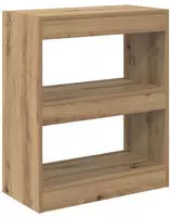 vidaXL B&uuml;cherregal Artisan-Eiche 60 x 30 x 72 cm Holzwerkstoff