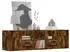 vidaXL Eckschrank Räuchereiche 160x40x45cm Holzwerkstoff (3307823)