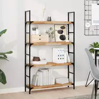 vidaXL Schweberegale 2 Stk. 100x20x4 cm Massivholz Akazie &Ouml;lbehandelt