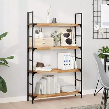 vidaXL Schweberegale 2er-Set 100x20x4cm Akazien-Massivholz &Ouml;lbehandelt (3279588)