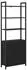 vidaXL Bücherregal Schwarz Eichen-Optik 60x24x161cm Holzwerkstoff (883856)