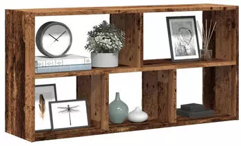 vidaXL Wandregal Altholz-Optik 100x25x50cm Holzwerkstoff (853279)