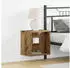 vidaXL Schwebendes Wandregal mit LED-Licht Braun 40x28,5x40cm (863090)