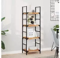 vidaXL Schweberegale 3 Stk. 40x30x4 cm Massivholz Akazie &Ouml;lbehandelt