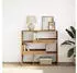 vidaXL Bücherregal/Raumteiler Artisan-Eiche 100x33x94,5cm (854444)