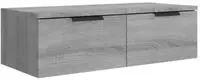 vidaXL Wandschrank Grau Sonoma 68x30x20 cm Holzwerkstoff