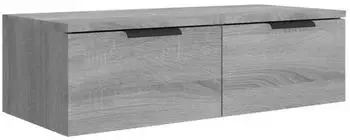 vidaXL Wandschrank Grau Sonoma 68x30x20cm Holzwerkstoff (817094)