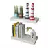 vidaXL Wandregale 4er-Set Weiß 40cm (275996)
