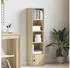 vidaXL Bücherregal Sonoma-Eiche 31x24x127cm Holzwerkstoff (860348)