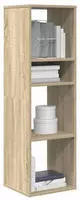 vidaXL B&uuml;cherregal Sonoma-Eiche 34x31x112 cm Holzwerkstoff