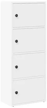 vidaXL B&uuml;cherregal Wei&szlig; 40x24x102cm Holzwerkstoff (860373)